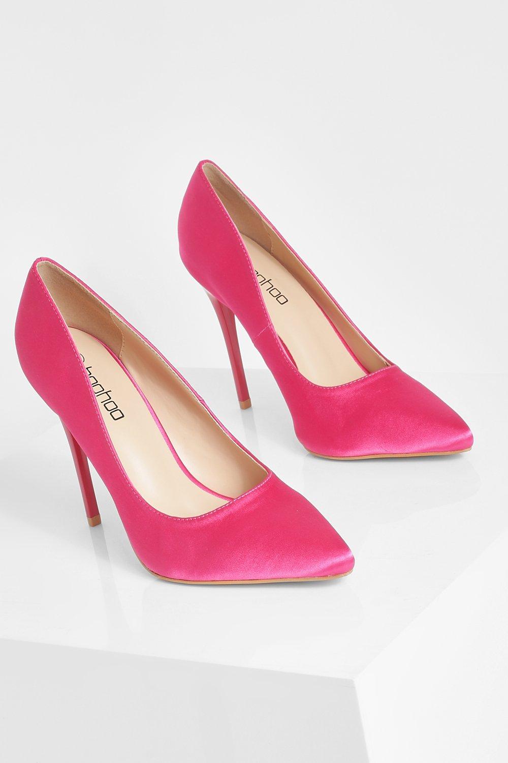 Hot pink 2025 court shoes uk